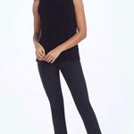 Summersalt Womens Pants Straight Multitasking Slit Front Ankle Black Size 6 Photo 0