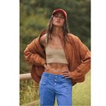 Free People  FP Movement Pippa Packable Puffer Jacket Toasted Coconut NWT Large Photo 2