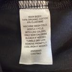 Abound  Organic Cotton Scoop Neck Thong Bodysuit Black XXS Photo 3