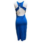 NWT House of Harlow Women's M 1960 Revolve Luxe Essentials Blue Knit Midi Dress Size M Photo 1
