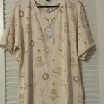 Umgee Western Pullover Raw Hem Terry Sweatshirt Tunic Dress TX Cowgirl Print 2xl Photo 0