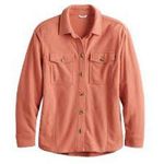 Sonoma Orange  button up Shacket size XL Photo 0