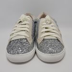 Nature Breeze  Dale Silver Glitter Star Fashion Lace Up Sneakers Size 10 Photo 8