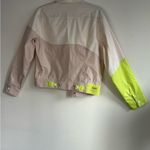 MARISSA WILSON Women’s Melanie Colorblock in Cream and Green Jacket Size S Photo 3