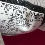 FILA  Women’s Disrupter II Contrast Piping White Pink Yellow Shoe Size 6 #991 Photo 4