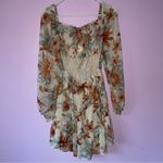 Lush Clothing Lush Size Small Layla Mini Dress Babydoll Boho Floral Tiered Skirt Cottage Photo 8