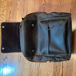 Genuine Leather Backpack Brown Photo 6