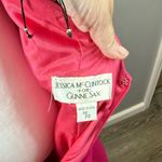 Jessica McClintock Vintage Gunne Sax Hot Pink Formal Maxi Dress Size 11/12 Photo 2