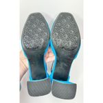 Adrienne Vittadini  Sandals Size 6.5 Blue Poetic Block Heel Ankle Strap Photo 9