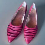 NIB Vintage Matisse Genuine Leather Kitten Heel Pumps Red Size 6 Photo 2