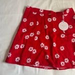Wild Honey ୨୧ ･ﾟ✧  Red Flower Pattern Skirt NWT Photo 1