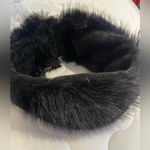Black Faux Fur Headband Photo 1
