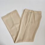 United Colors Of Benetton  Beige Wide Leg Dress Pants High Waist Tailored Office Photo 1