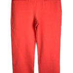 Betabrand Pull On Trouser Coral Pink Medium Crop High Rise Elastic Waist Photo 0