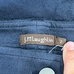 J. McLaughlin  Becca Legging 2 NWT $168 Skinny Pull On Velour Navy Blue Solid Photo 3