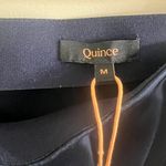 Quince Navy Maxi Silk Skirt Photo 2