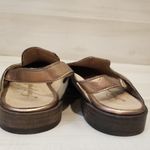 Free People {6.5/37} Bakersfield Slingback Mule In Bronze Metallic Photo 5