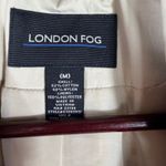 London Fog  Beige Double-Breasted Short Trench Coat with Belt Women's Medium Photo 2