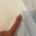 NWT Luvamia szM white wide leg slight flare elastic waist zip front pants White Size M Photo 14