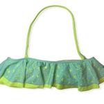 Victoria's Secret Pink Blue Ruffle Halter Top Small Photo 0