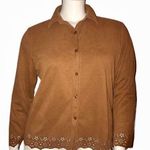 Villager  laser cut hem buttoned top Photo 0