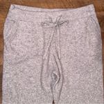 Stars Above  Waffle Knit Sweater Soft & Cozy Gray Pajama Set Photo 4