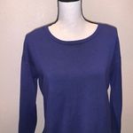Cable & Gauge Royal Blue Long Sleeve Sweater Zip Photo 1