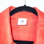 CAbi New Perfect Red Valentine Linen Blend Button Jacket Size Medium Photo 2