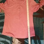 Faherty  Legend Rib Gila Henley Long Sleeve Womens Large Photo 5