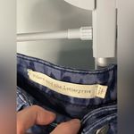 Pilcro and the Letterpress Pilcro Anthropologie Blue Wash‎ Leopard Print Skinny Jeans Photo 3