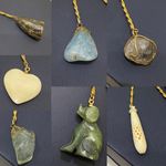 Vintage VOGUE Runway Precious Stones Necklace Photo 13