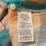 Madewell Short Sleeve Tie Front Oversized Gingham Plaid Shirt Photo 6