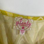 Plenty By Tracy Reese Yellow Green Lace-Up Crop Top Women's Size Small S Photo 4