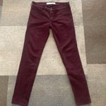 Abercrombie & Fitch Abercombie & Fitch maroon jeans Photo 4