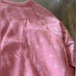 Aerie Oversized Crewneck Pullover Pink with details | large Photo 2