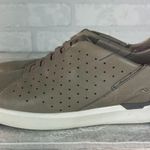 Kizik Miami Sneakers Womens 8 M Gray Metallic Leather Comfort Slip On Hands Free Photo 5