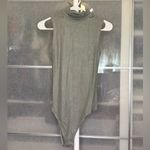 She & Sky Olive Green Ribbed Bodysuit Photo 1