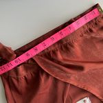 J.O.A. Burnt Orange Wrap Crop Blouse Top - Size Small Photo 3