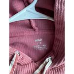 Aerie Cozy  Pink Ribbed Hoodie size Small Photo 2