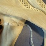 Sundance  Cream Pleated Embellished Bib Collar Blouse Photo 4