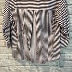 Stateside Women's Size Small Red/White/Blue Stripe Button Down Casual Shirt Photo 6