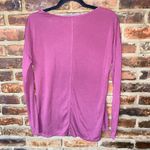 Nike  Dri-Fit Purple Yoga Long Sleeve Side-Slit T-Shirt Women's Size Small Photo 7