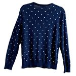 Uniqlo Navy Polka Dot Cardigan Sweater XL Photo 2