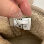 UGG  Sz 6 Boots Rella Beige Suede Shearling Lined Ankle Short Booties Snap Strap Photo 7