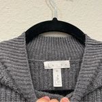 Leith  Blouson Sleeve Grey Ribbed Sweater Size XS Photo 2