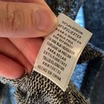 Umgee  long sleeve cut out v-neck gray black knit tunic top, size XL Photo 6