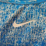 Nike Dri-Fit Blue with Gray Just Do It Scribbles Sports Bra. Size XLARGE. EUC Photo 4