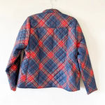 kim rogers  Blue Red Plaid Zip Front Jacket Women’s Size XL Belk Thanksgiving New Photo 1