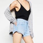 ZARA  high waisted cut off button fly denim sz 10 Photo 0