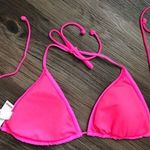 Bongo Pink Zebra Floral Triangle Bikini XL Photo 2